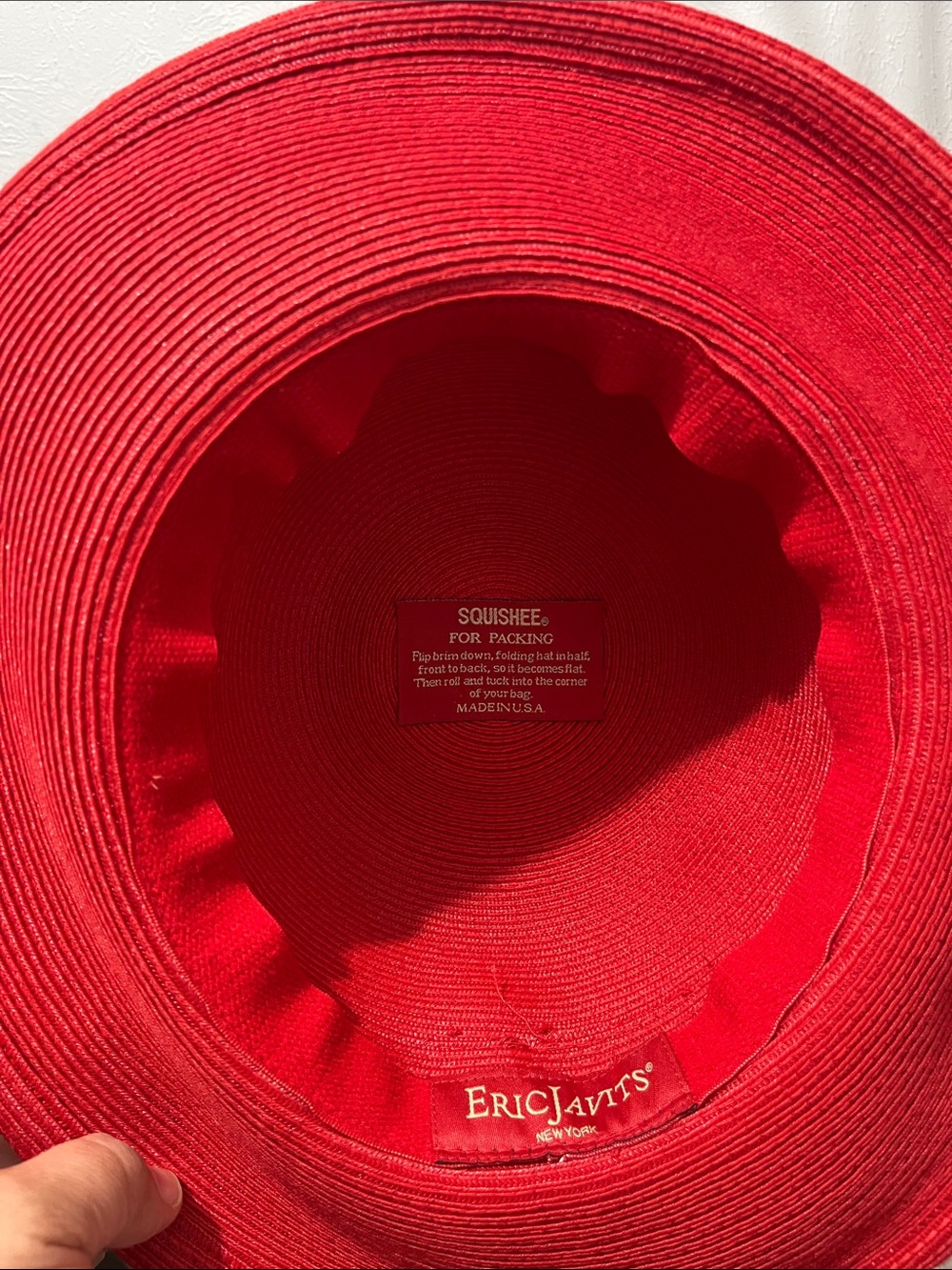 Eric Javits Wide Brim Hat - Picture 2 of 4